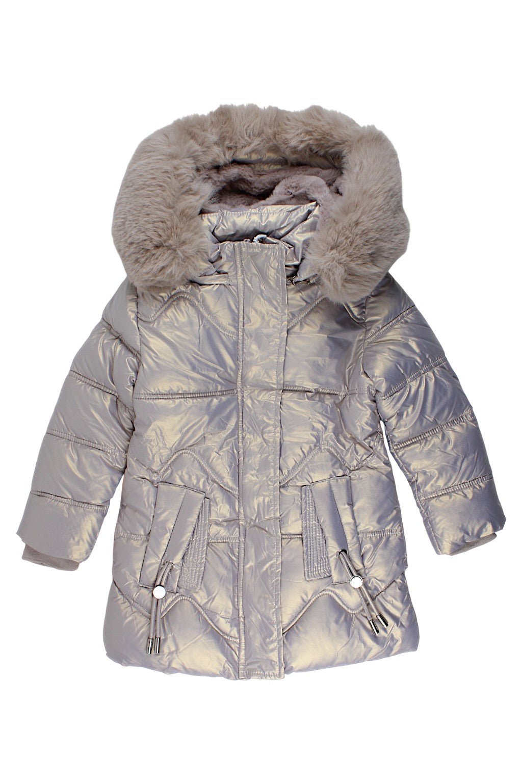 Happy House KK2265-27925 metallic beige girls' winter jacket