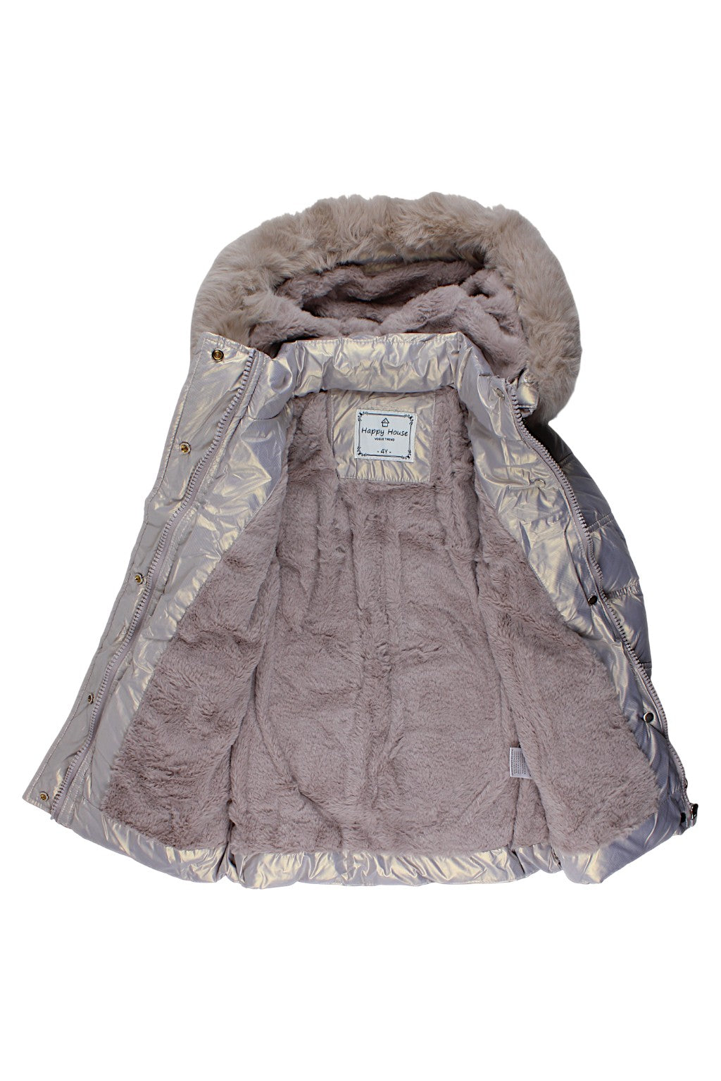 Happy House KK2265-27925 metallic beige girls' winter jacket