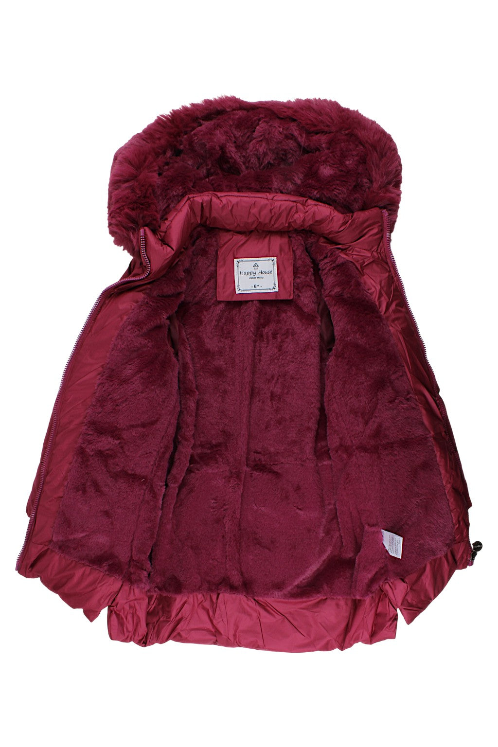 Happy House KK2315-27925 Burgundy Girls' Winter Jacket