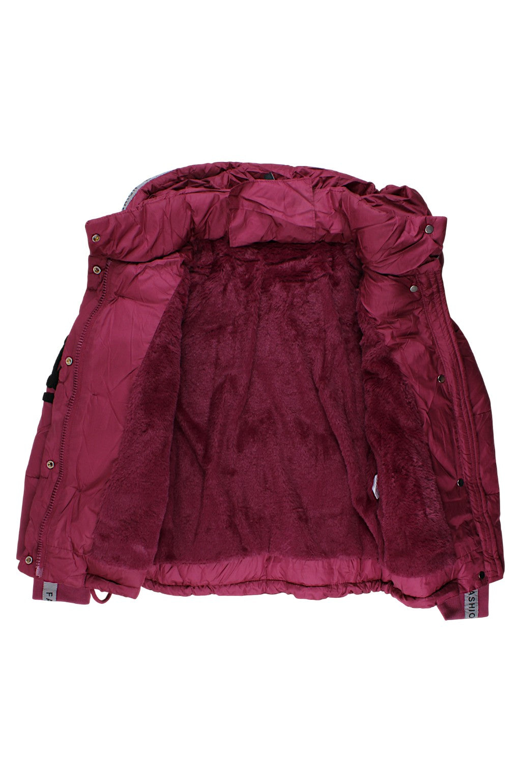 Happy House KK2360-27925 Burgundy Girls' Winter Jacket