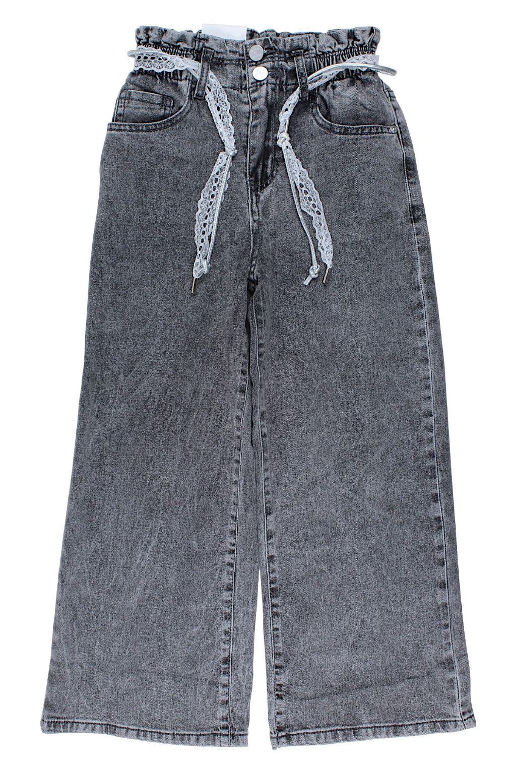 Gray Happy House jeans for girls, gray, LL-926-121025-42
