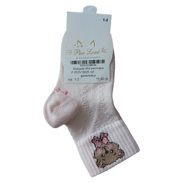 Teddy bear socks scented girls pink Pier Lone P-2523-13525-40