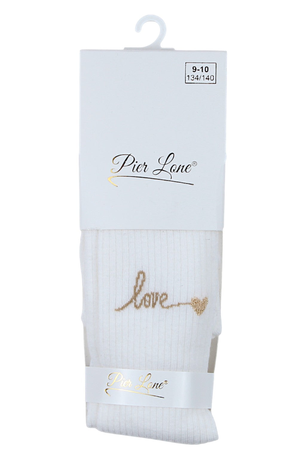 Cream girls' tights Pier Lone PL-2428-291025