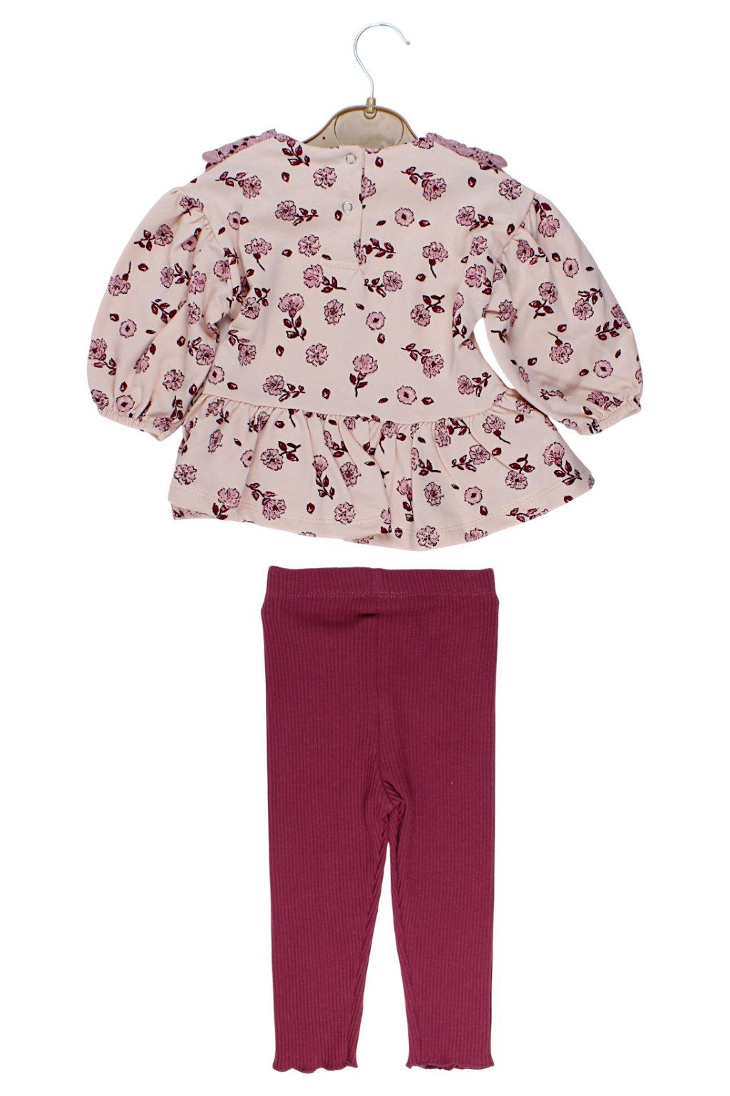 Girls' collar set, burgundy, Vovido V2802-11925