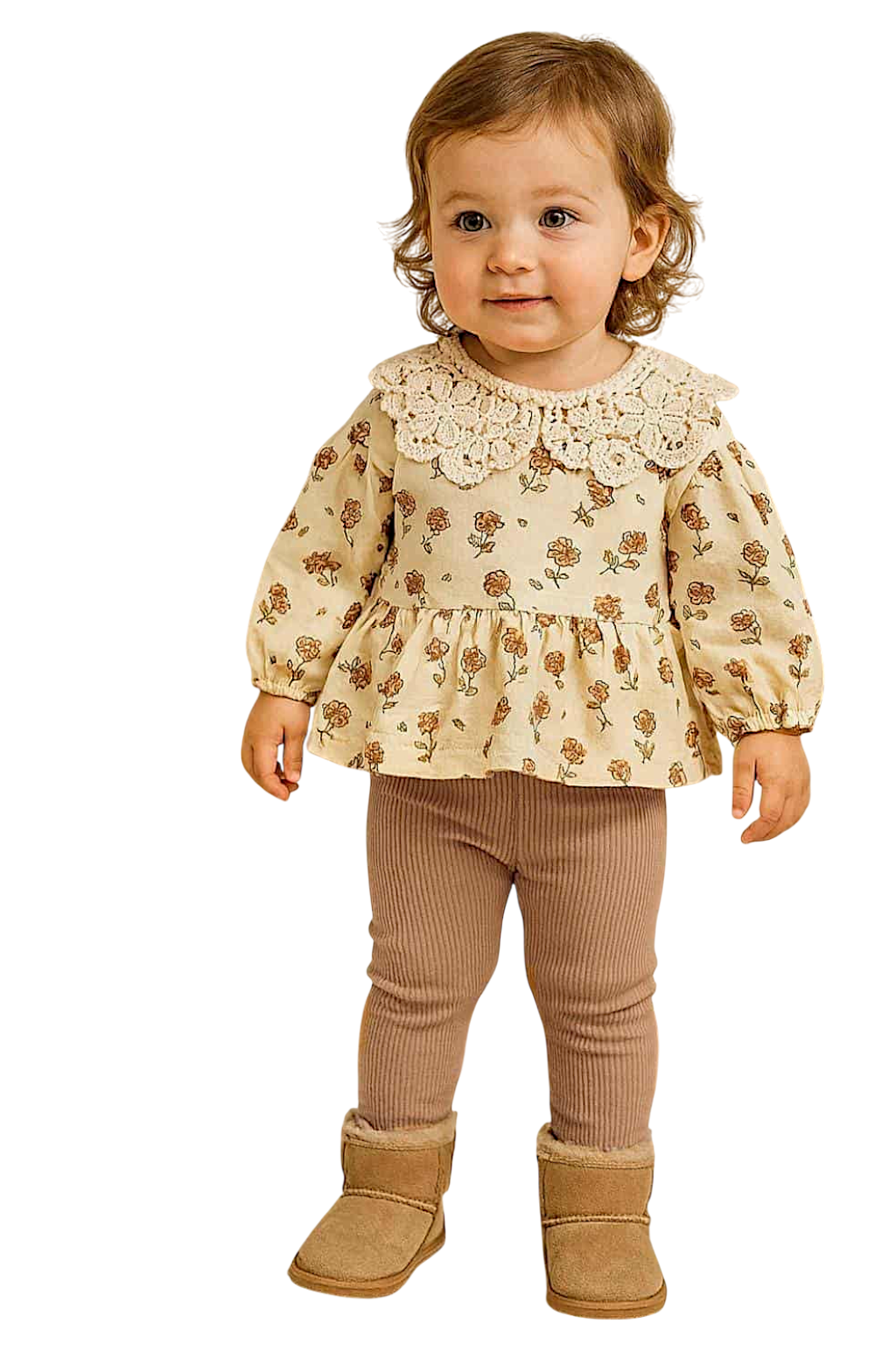 Vovido V2802-11925 camel collar set for girls