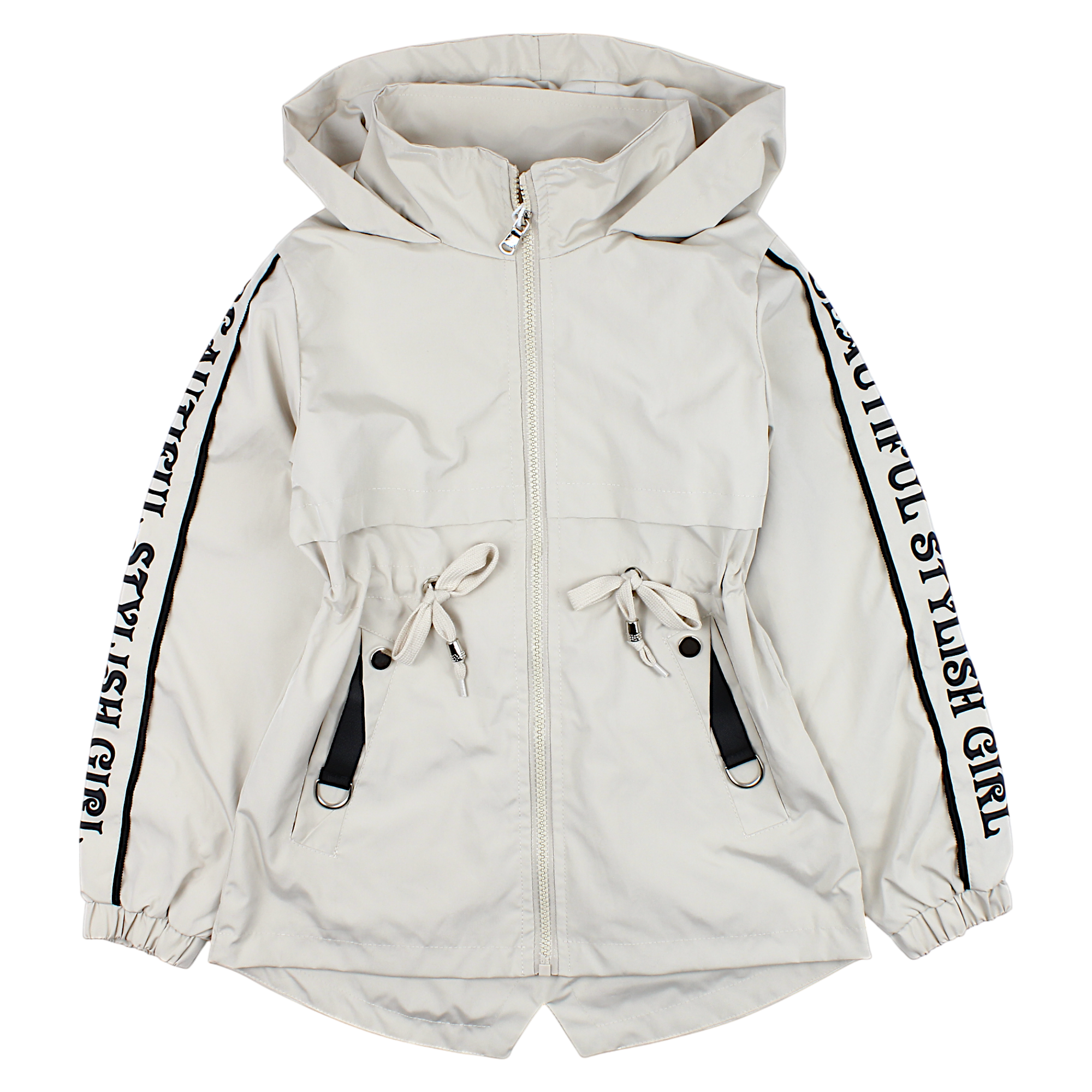 Girls' transition jacket beige F26 YF-2030A1-14325-1