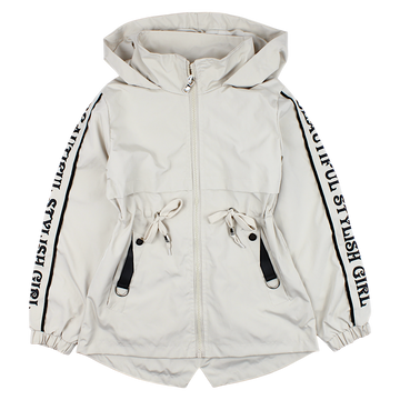 Girls' transition jacket beige F26 YF-2030A1-14325-1