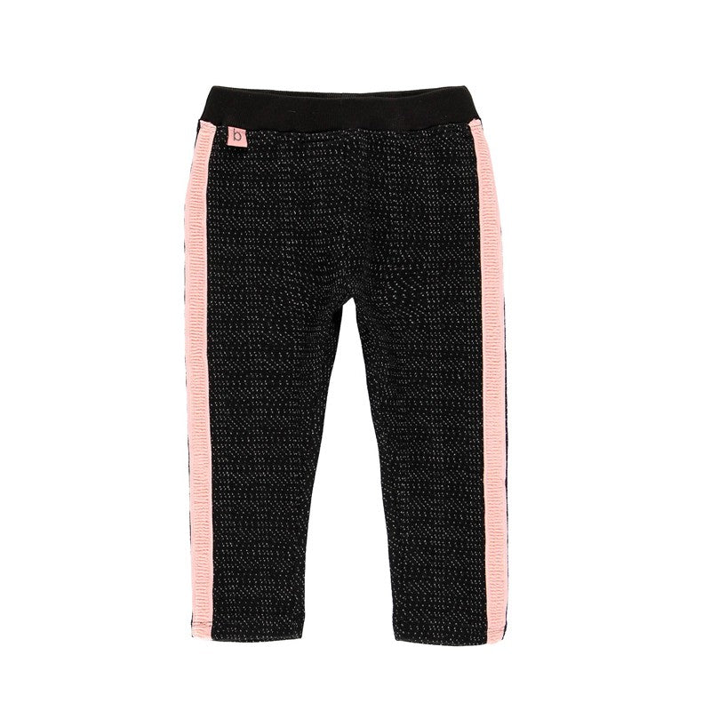 Baby Boboli knitted pants for girls 241085-8116 anthracite color