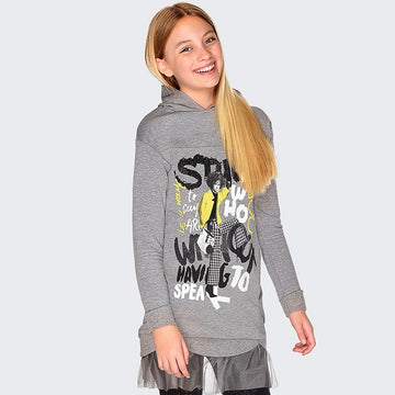 Sports dress with hood and tulle for girls Mayoral 7942-61
