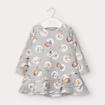 Mayoral 2963-27 silver girls' casual dress