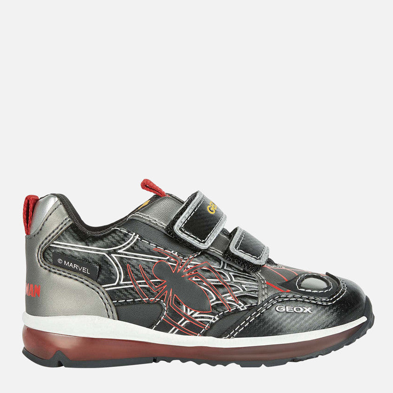 Glow sneakers for boys Geox B2684A-0CE54-C0067 color black