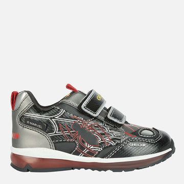 Glow sneakers for boys Geox B2684A-0CE54-C0067 color black