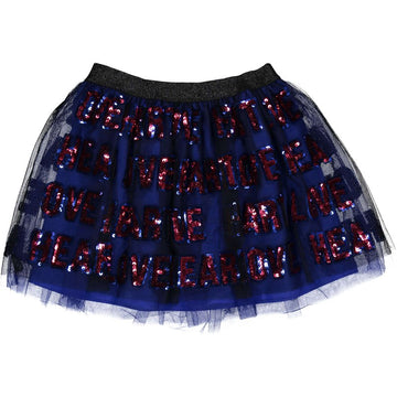 Girl's tulle skirt Trybeyond 95296-90Z navy blue