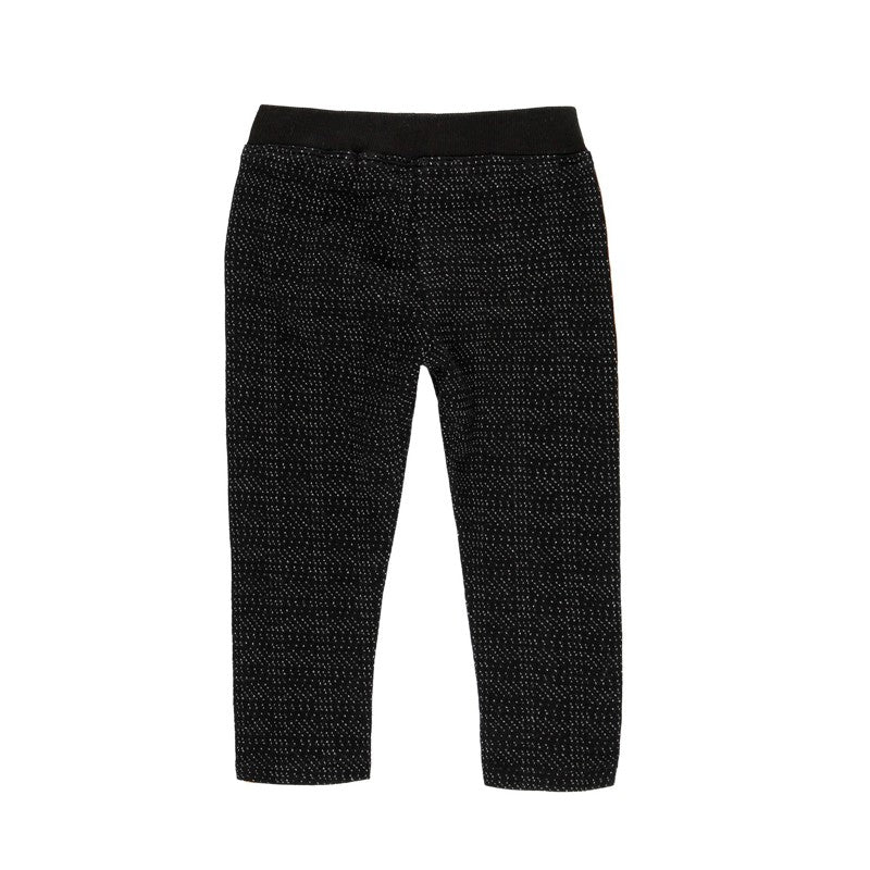Baby Boboli knitted pants for girls 241085-8116 anthracite color