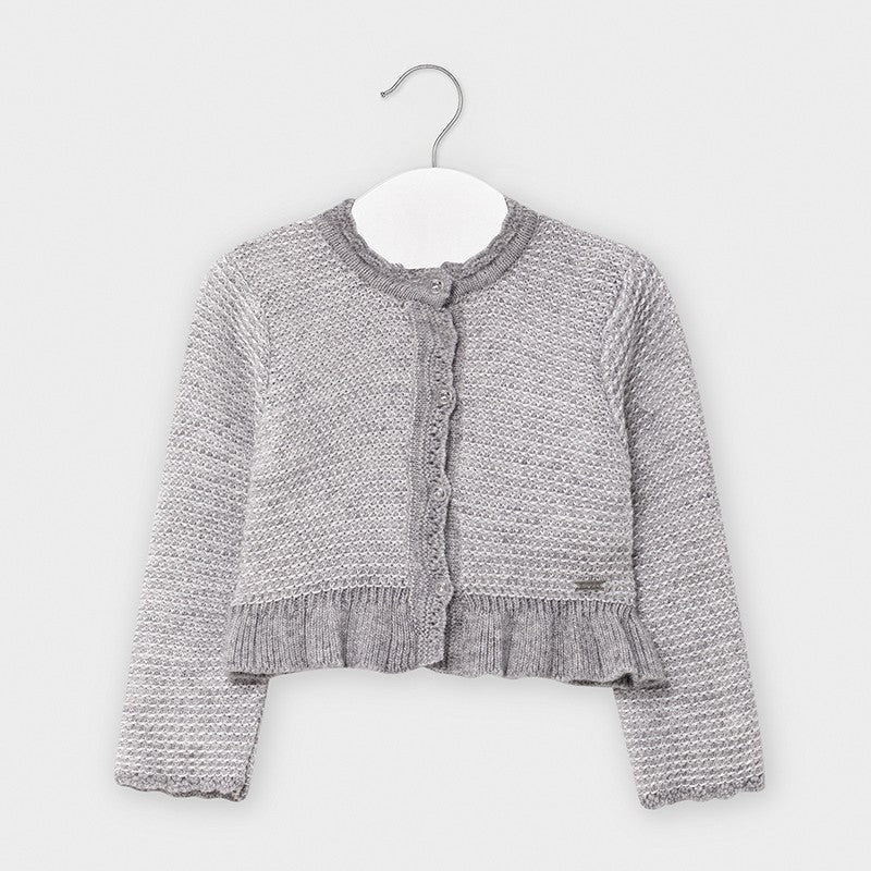 Mayoral 2360-17 Gray Knitted Sweater for Girls