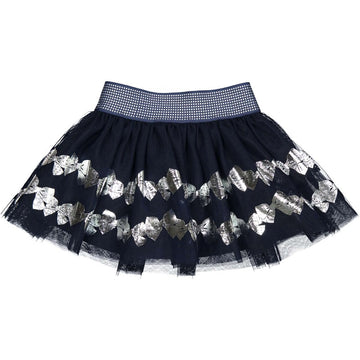 Tulle skirt for girls Birba 95002-70M navy blue