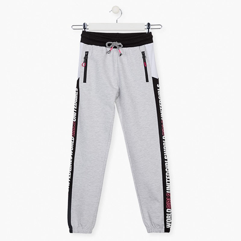 Girls' sweatpants Losan 114-6026AL-717 color Gray