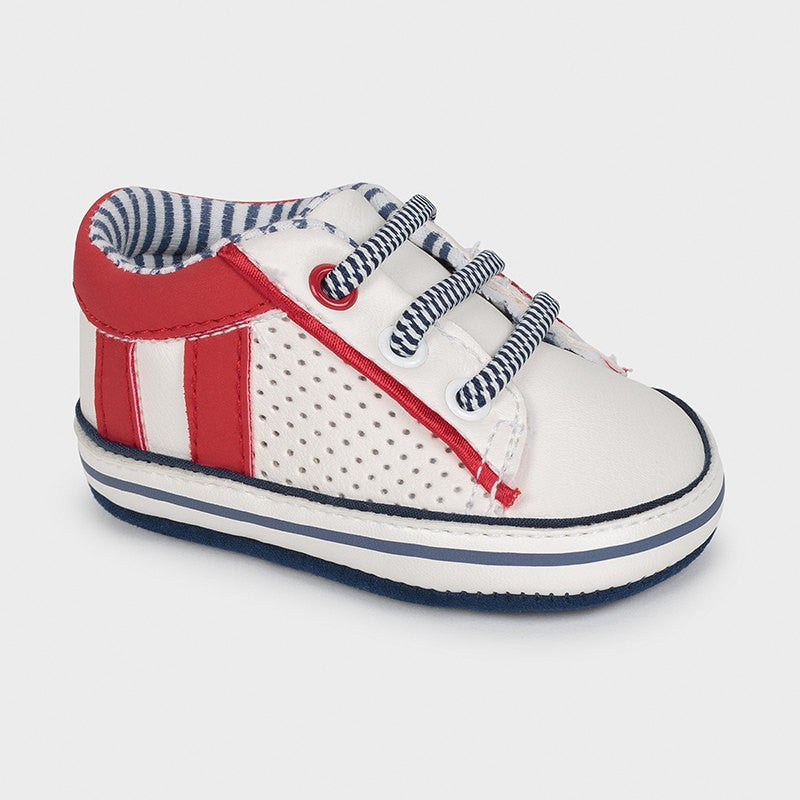 Mayoral 9397-81 Boy's Sneakers White/Red