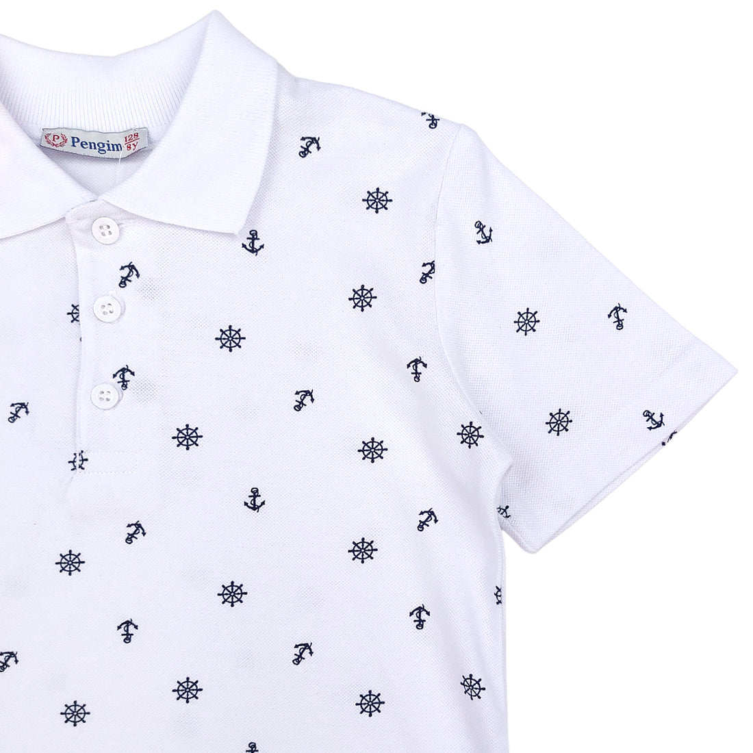 Polo boy white 2376-27524 GKMOC