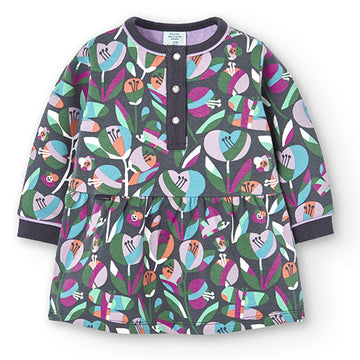 Floral dress for girls Boboli 225010-9949 multi-color