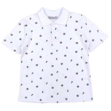 Polo boy white 2376-27524 GKMOC