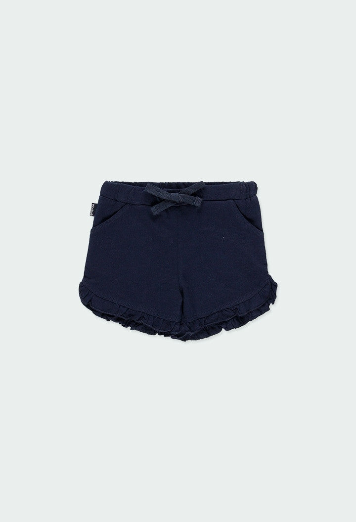 Baby Boboli 294049-2440 navy blue shorts for girls