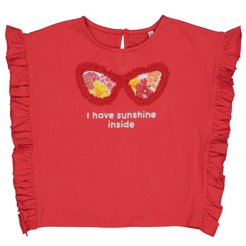 Trybeyond T-shirt Junior Girl 44425-00 50V color red