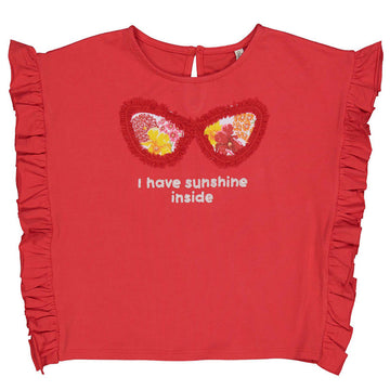 Trybeyond T-shirt Junior Girl 44425-00 50V color red