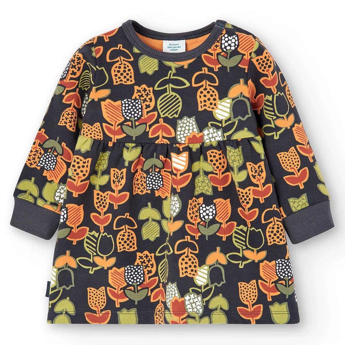 Boboli dress 237147-9261 color multicolor