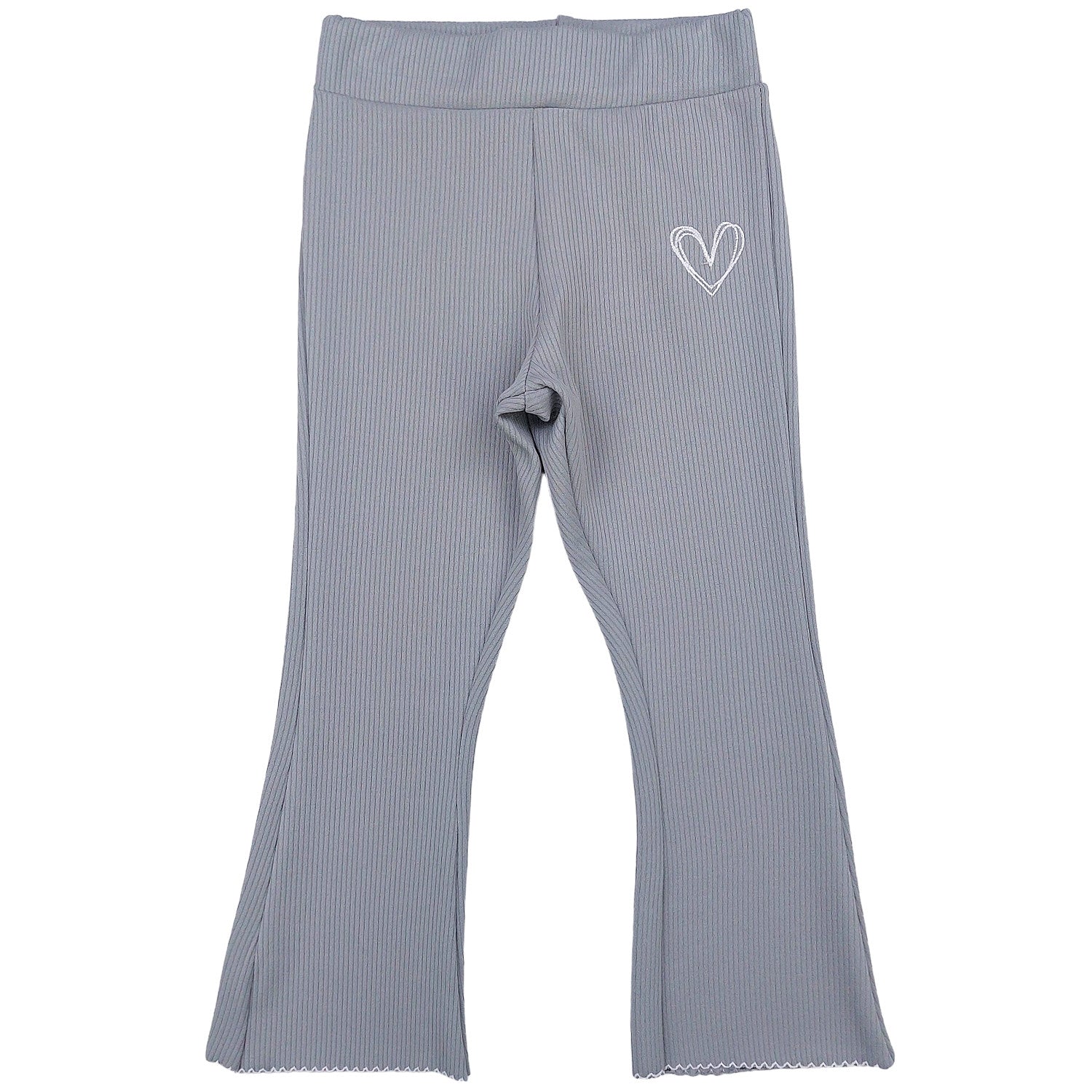 Flared trousers girl gray 41122-8724 GKMOD