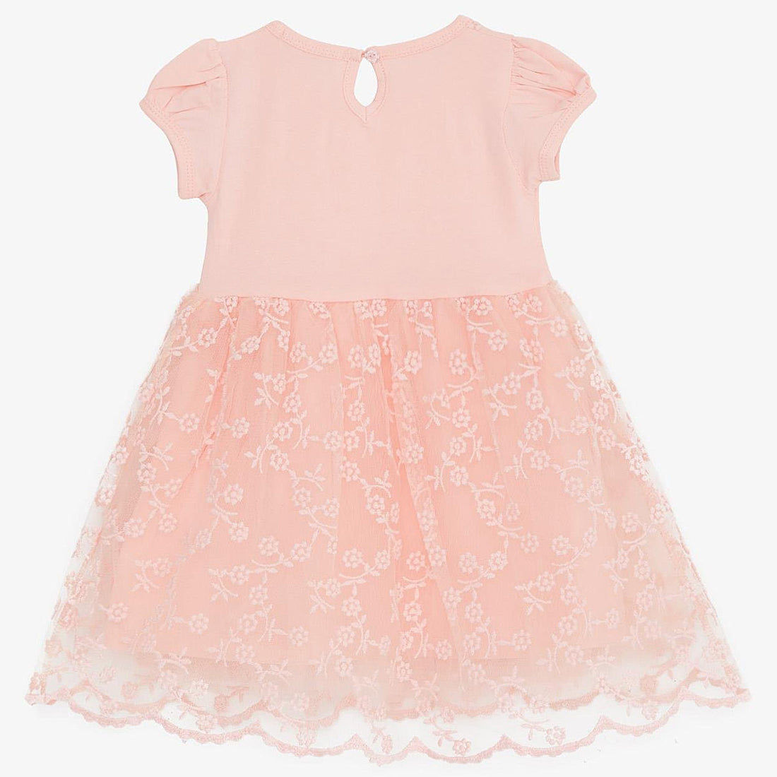 Elegant girl dress pink 18558-7524 GKMOD