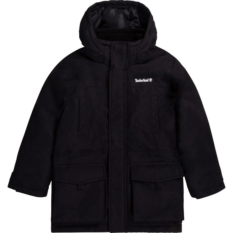 TIMBERLAND T26547-09B Boys Parka Jacket Black