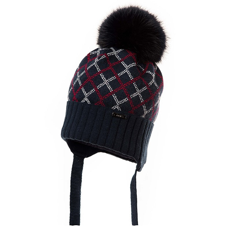 SEMIR III Boy's winter hat Jamiks JZD149 navy blue