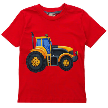 T-Shirt Tractor boy red 5596-9424 GKMOC