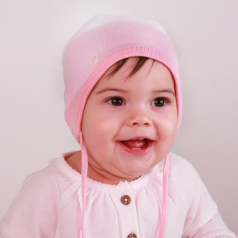 Pupil girl's hat Mona color pink