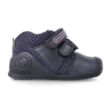 Sneakers transitional ankle boots girls Biomecanics 201109 navy blue