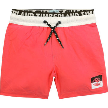 TIMBERLAND T24B43-42M boys' swimming shorts red
