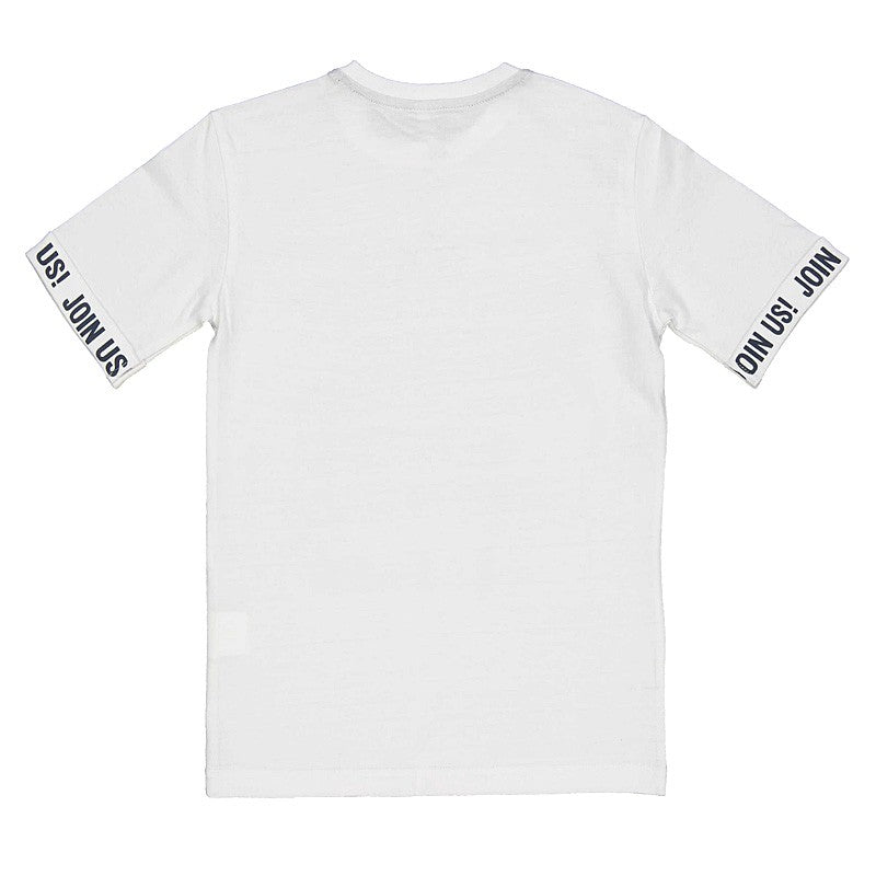 Trybeyond Short Sleeve T-Shirt Junior Boy 44399-00 15A White