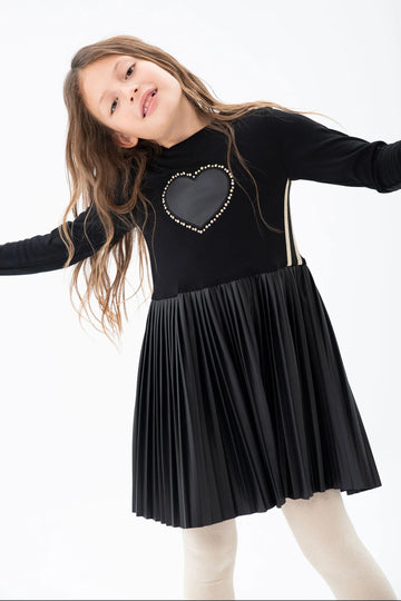 Boboli dress 727578-890 color black