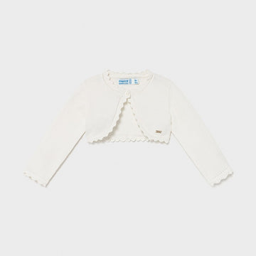 Bolero Sweater For Girls Mayoral 306-37 Cream