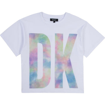 T-shirt for girls DKNY D35R52-10B color white