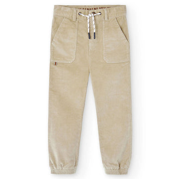 Boboli trousers 527194-7395 color beige