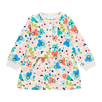 Floral dress for girls Boboli 213051-9667 color colorful